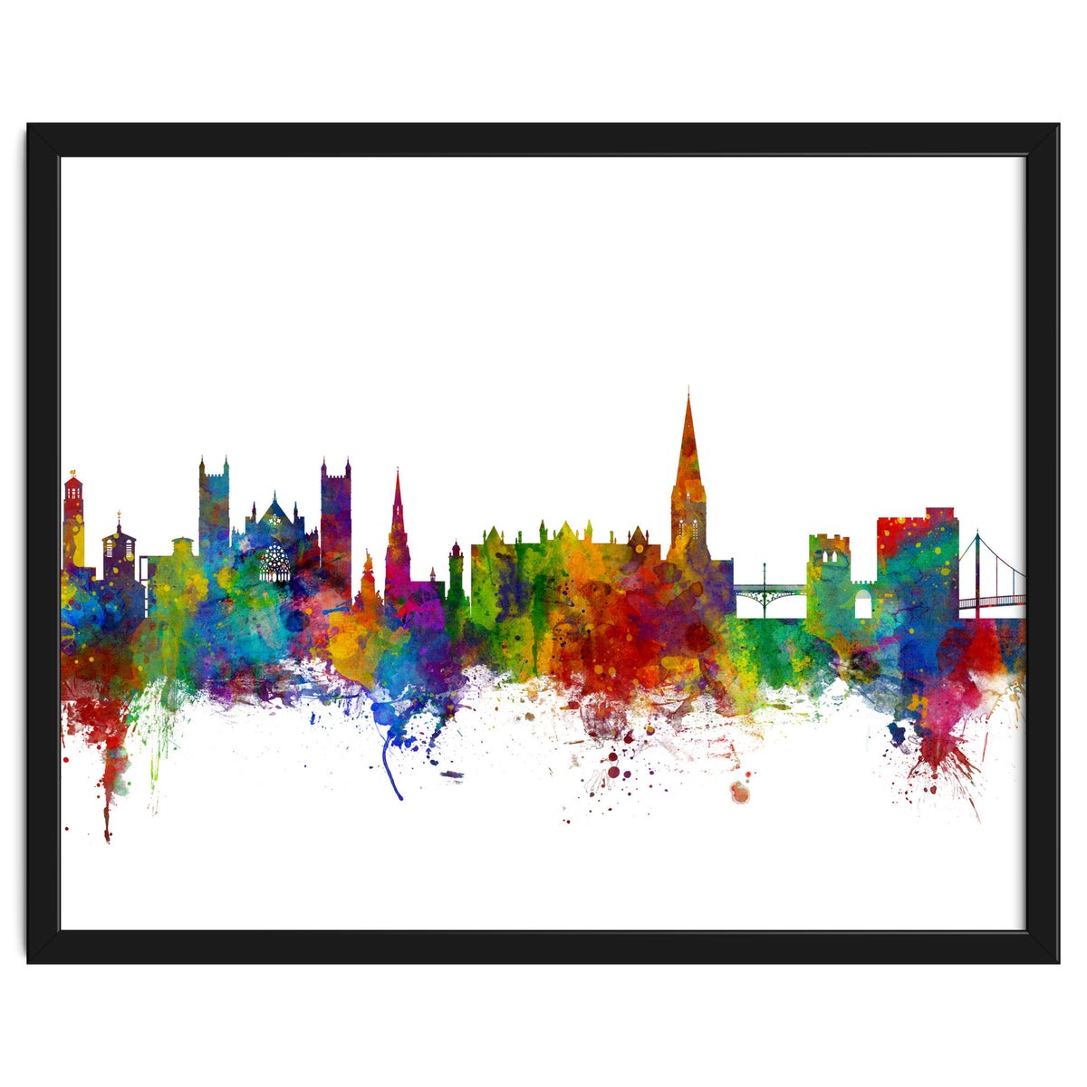 Exeter England Skyline