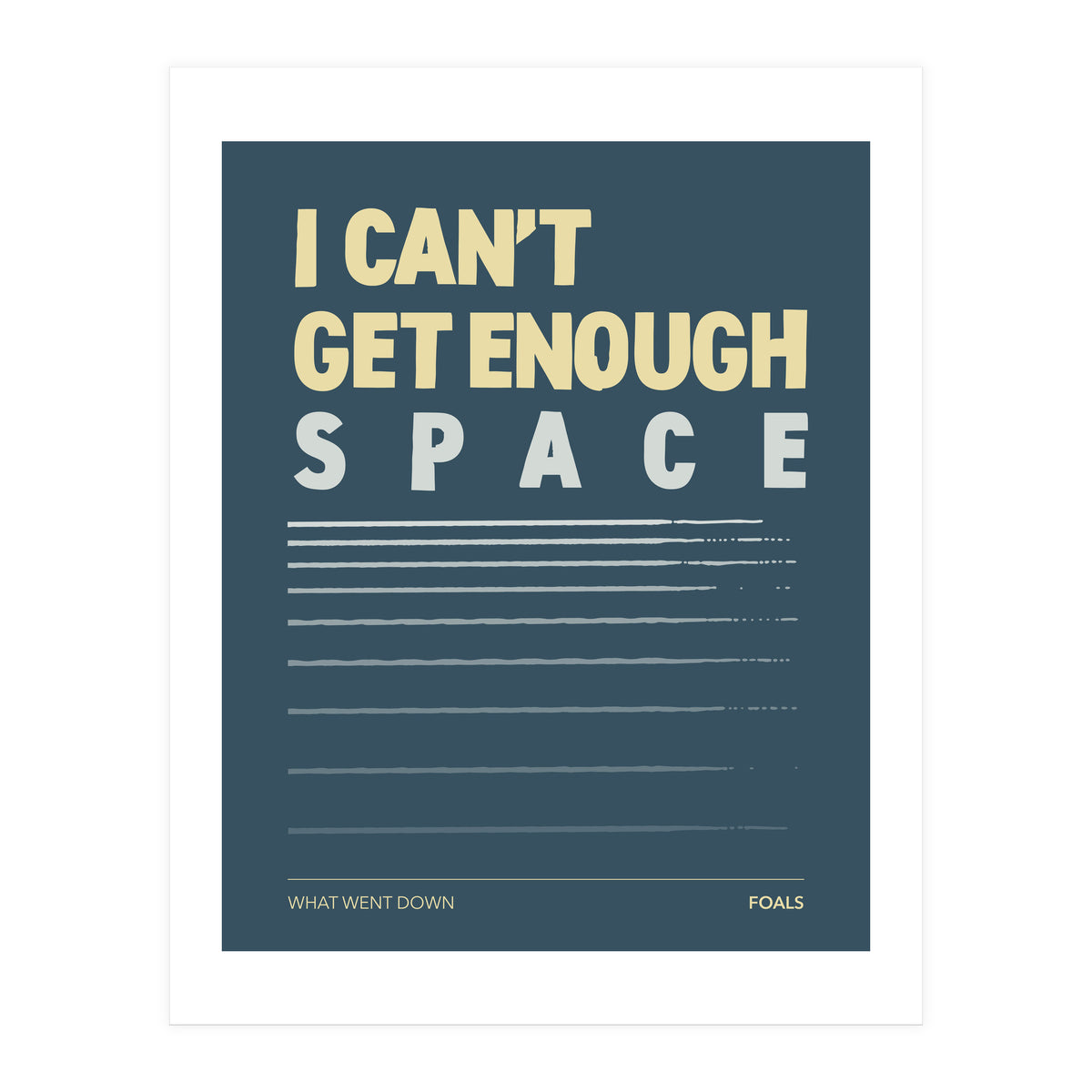 Foals - What Went Down (Print Only)