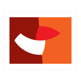 Geometric Shapes No. 66 - orange & reds (Print Only) thumbnail