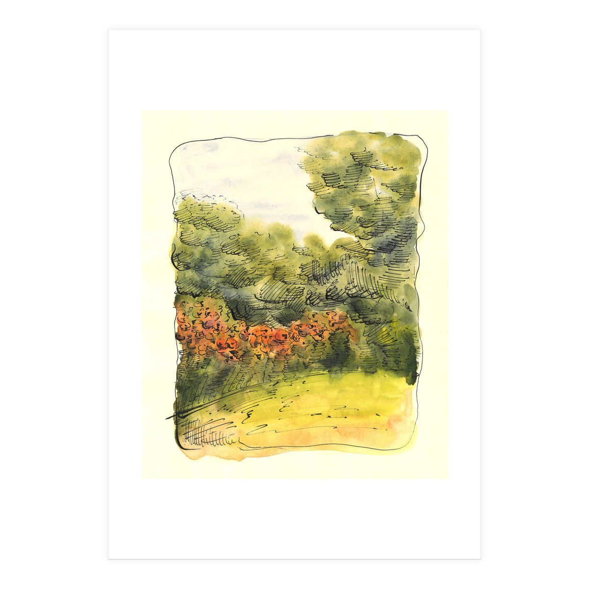 Summer Garden (Print Only)