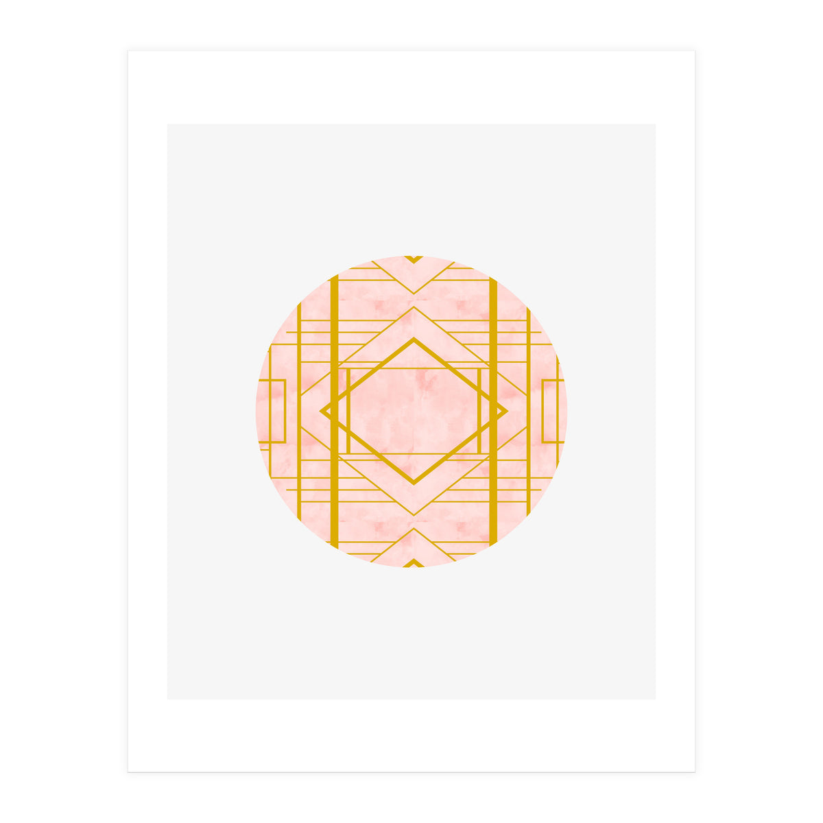 Art Deco Blush (Print Only)