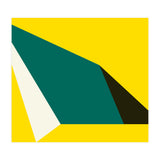Geometric Shapes No. 74 - yellow, green & black (Print Only) thumbnail