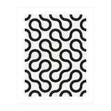 My Favorite Geometric Patterns No.28 - White (Print Only) thumbnail