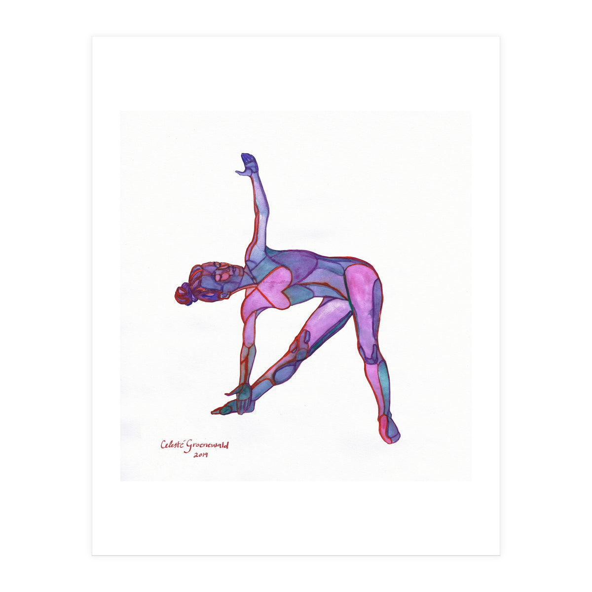 Trikonasana (Print Only)