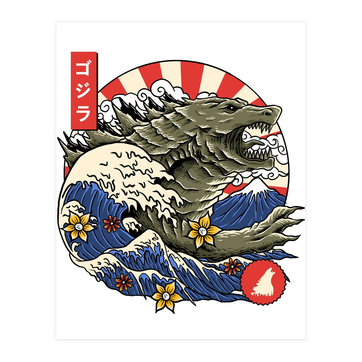 Kaiju Wave (Print Only)