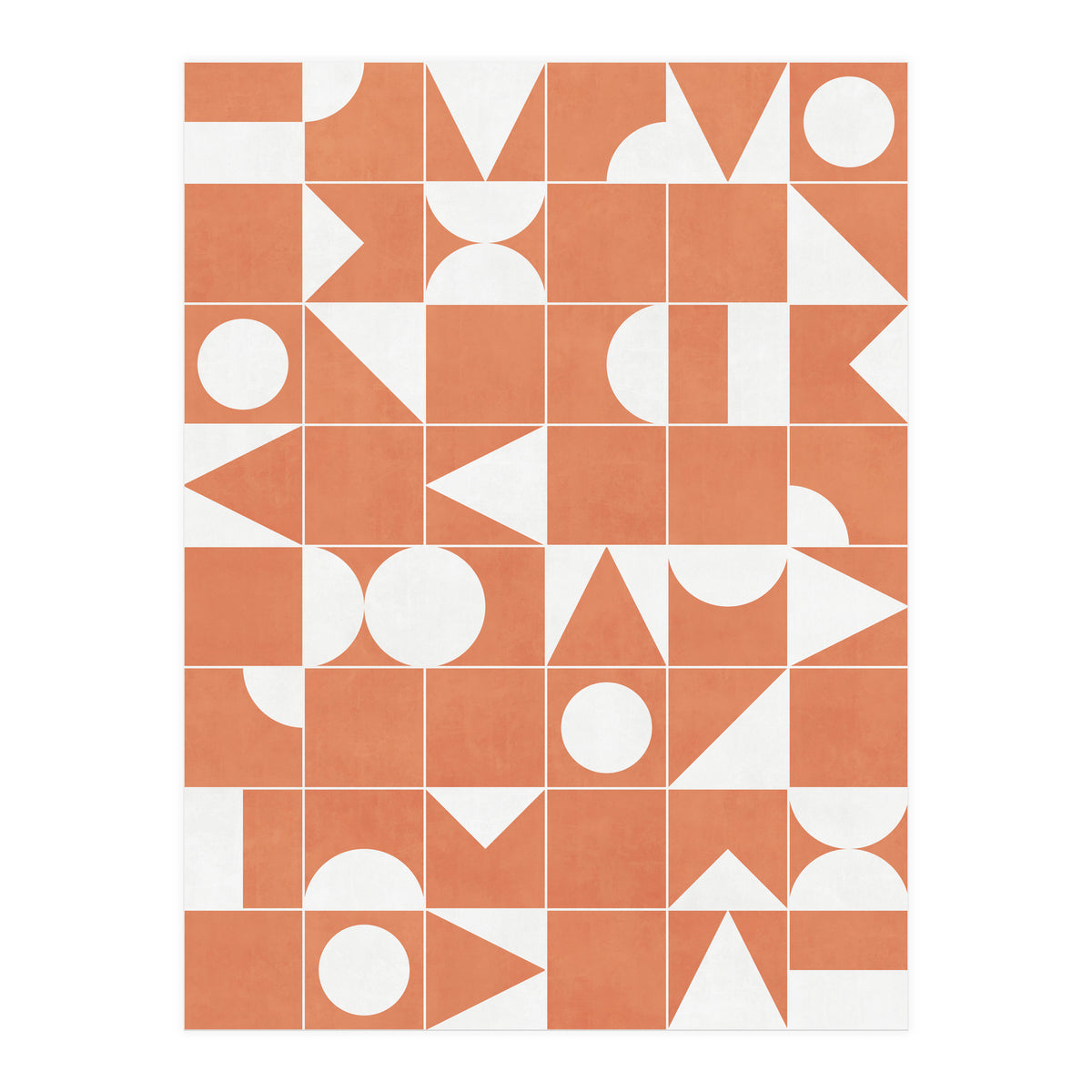 My Favorite Geometric Patterns No.14 - Coral (Print Only)