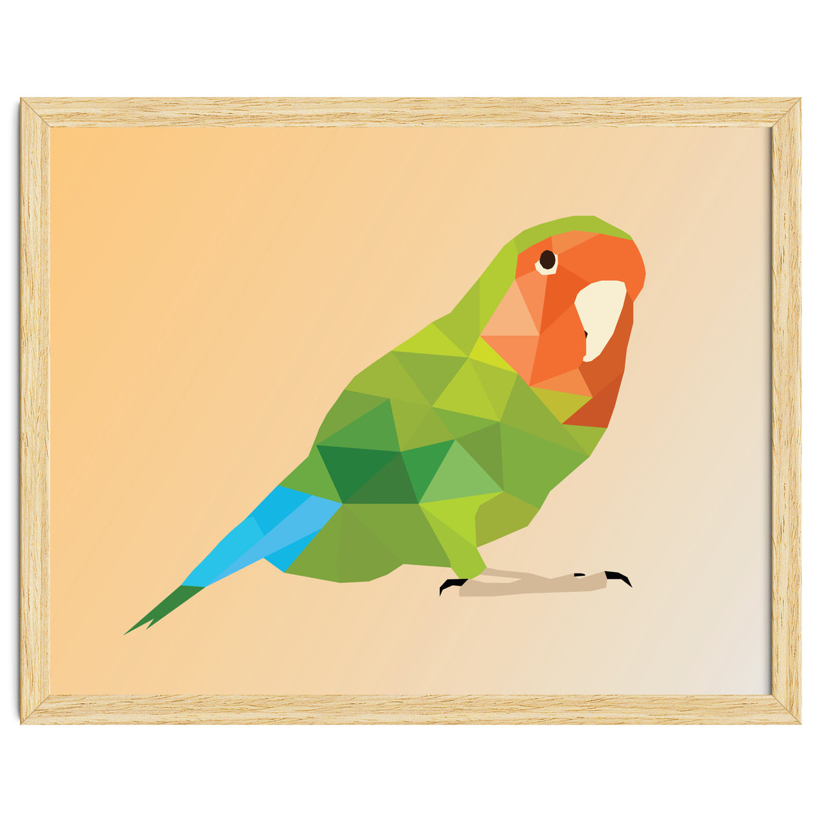 Parrot Low Poly Art