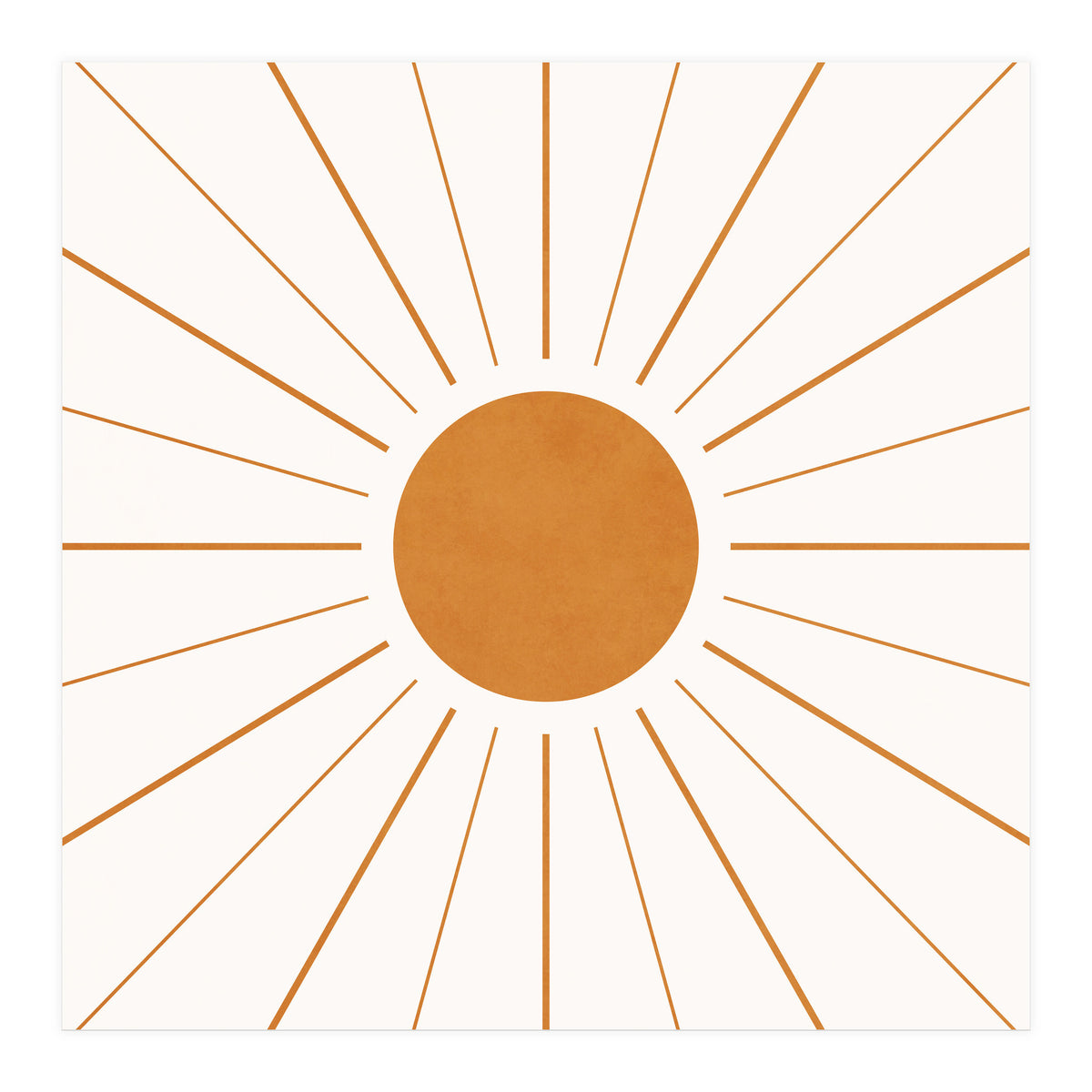 SUN IN LINES (Print Only)