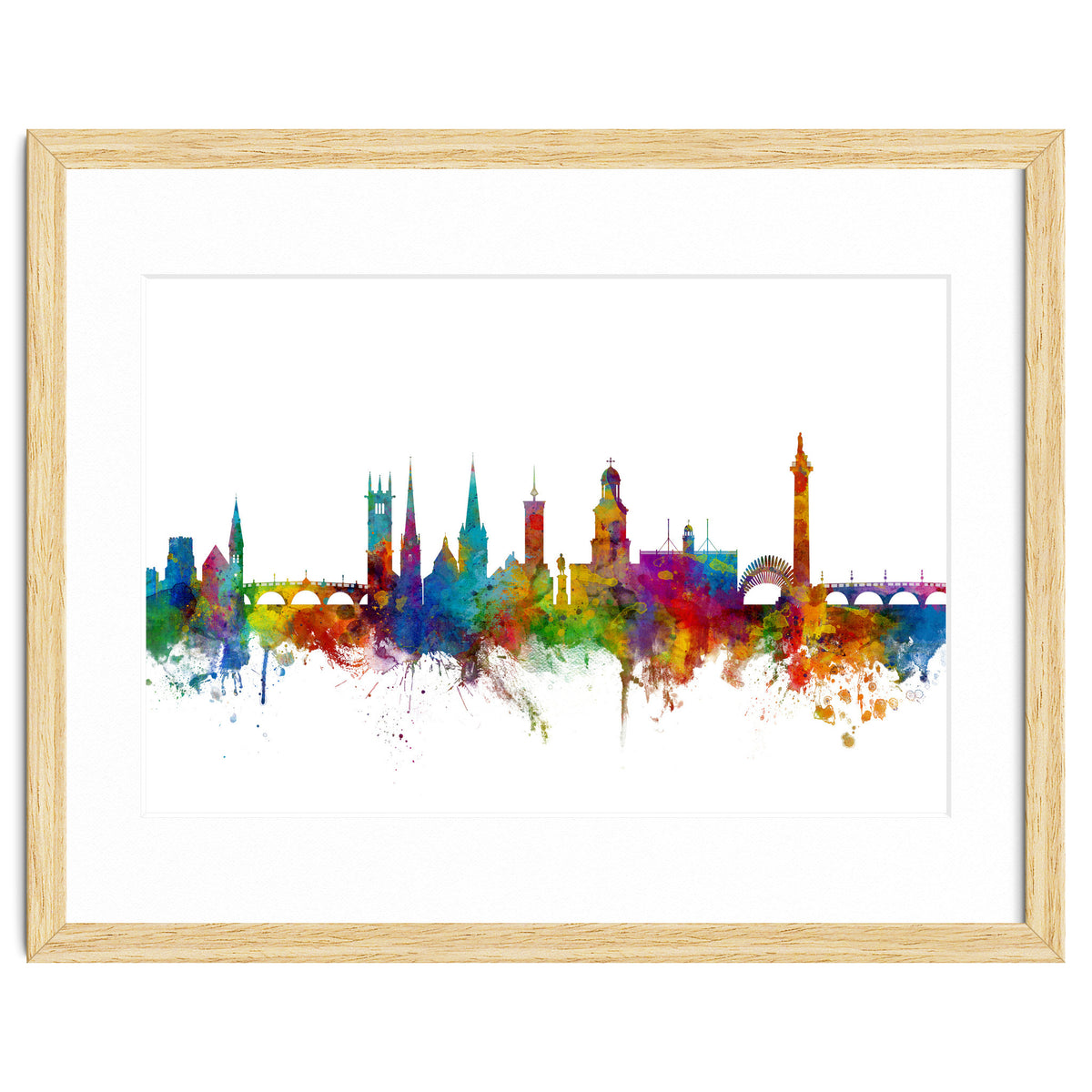 Shrewsbury England Skyline