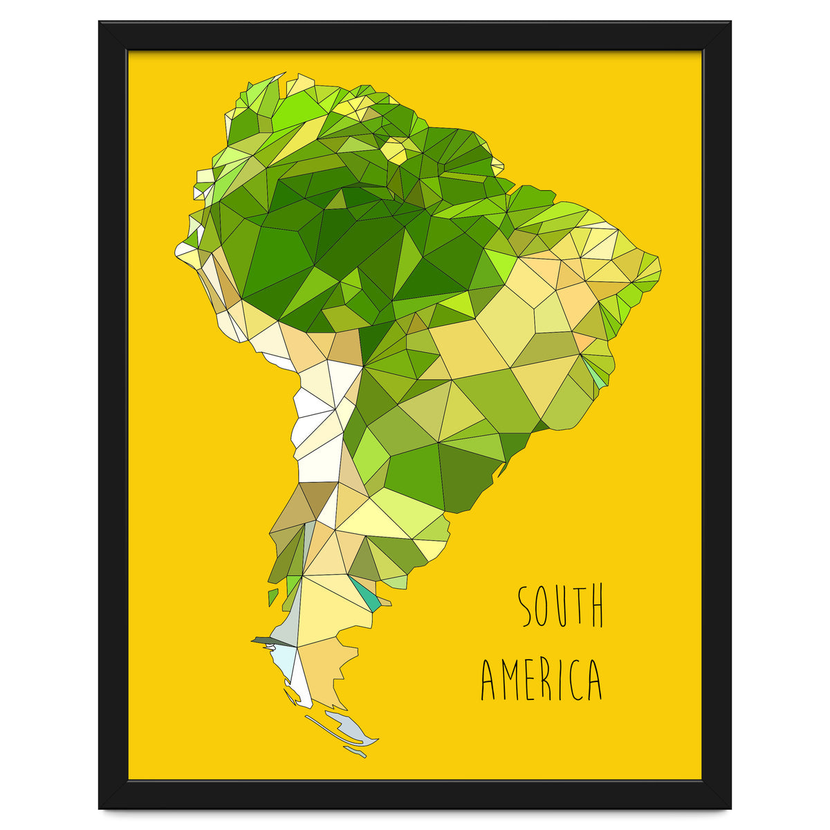 SOUTH AMERICA – Yellow