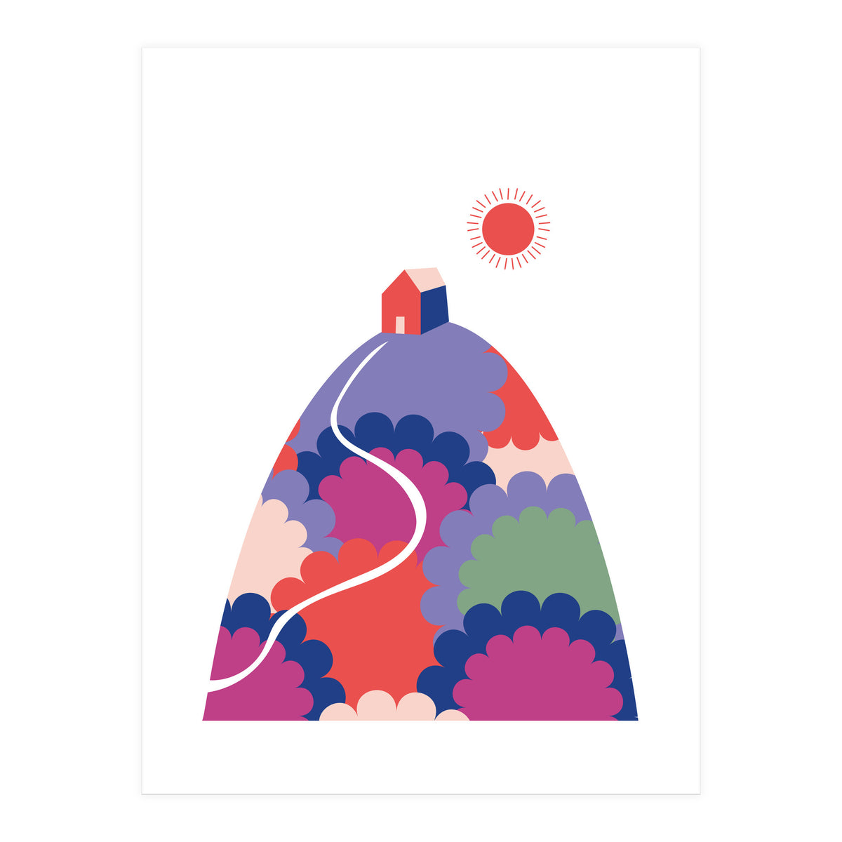 Dream House 1 Rgb  White (Print Only)