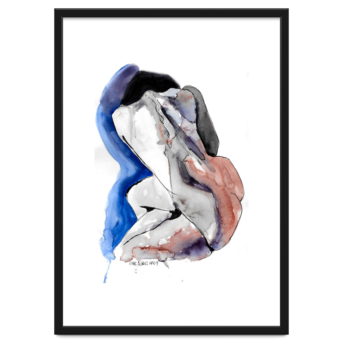 Untitled #2 - Nude with her back to the viewer