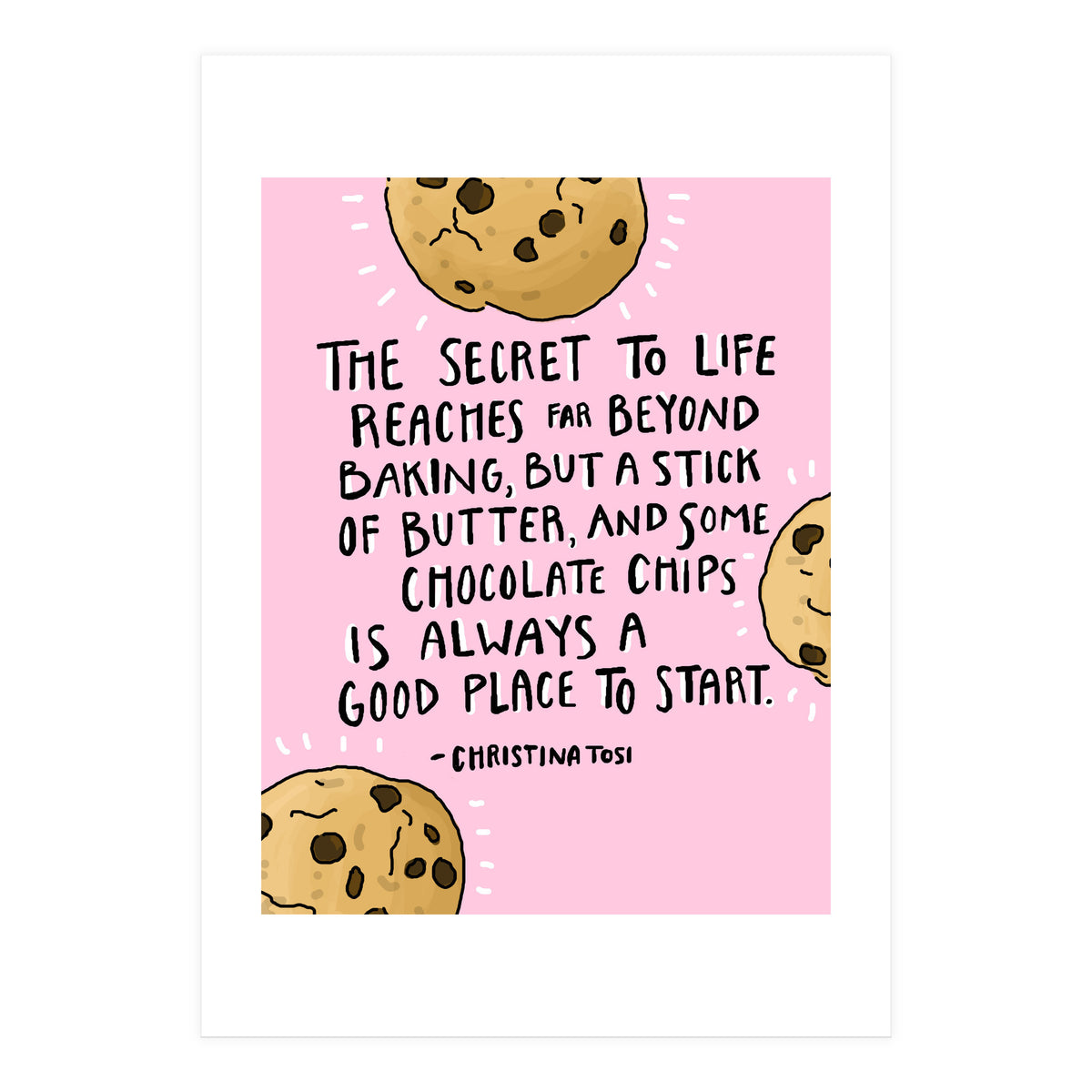 Christina Tosi Art Print  (Print Only)