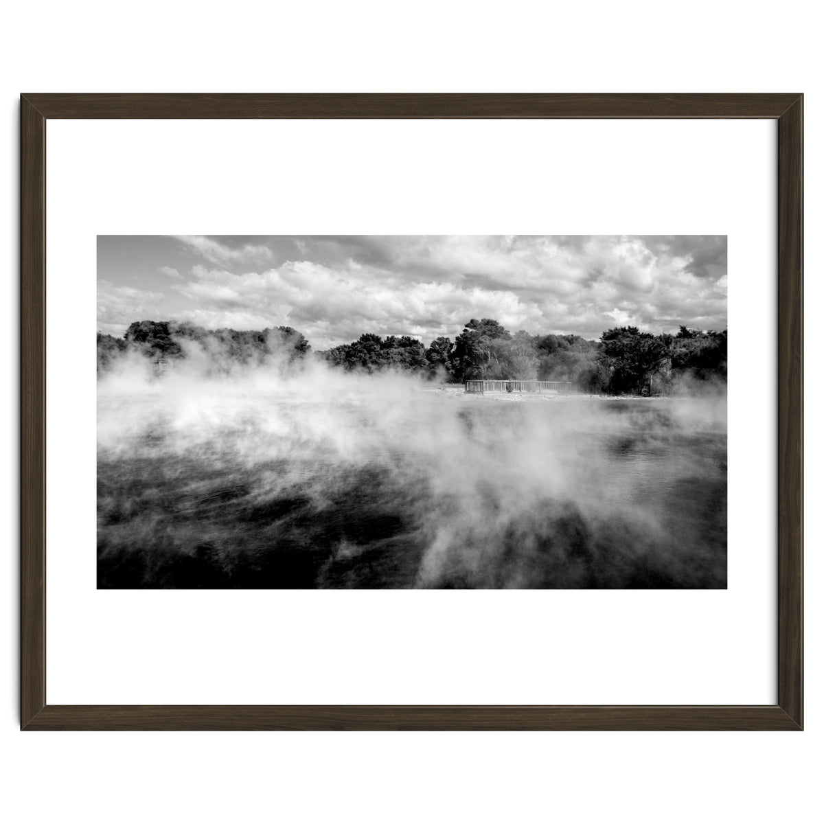 Vapors in Rotorua, New Zealand Art Print