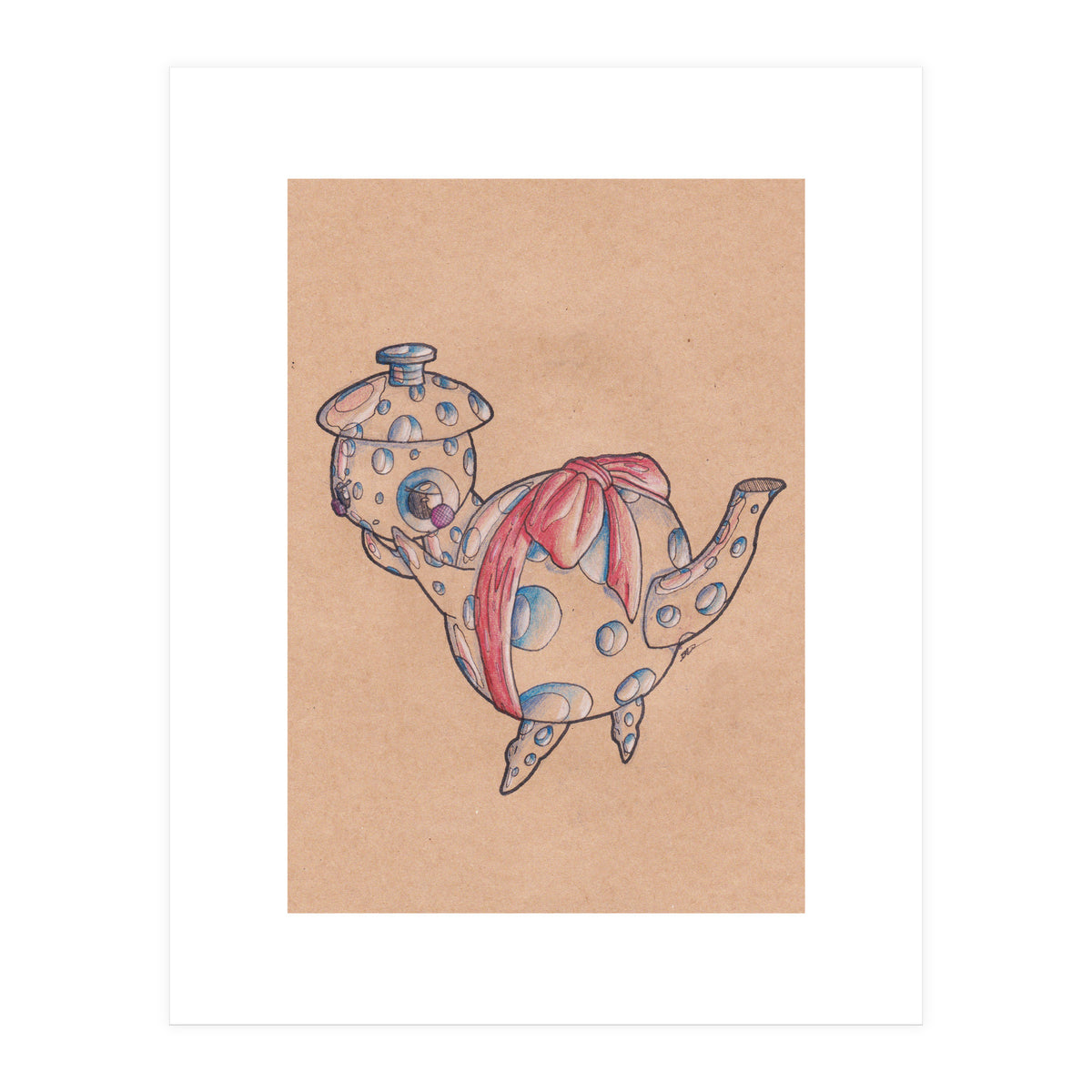 Tea Pot Present (Print Only)