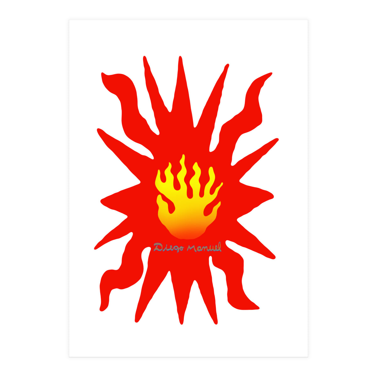 Fuego 37 Copia (Print Only)