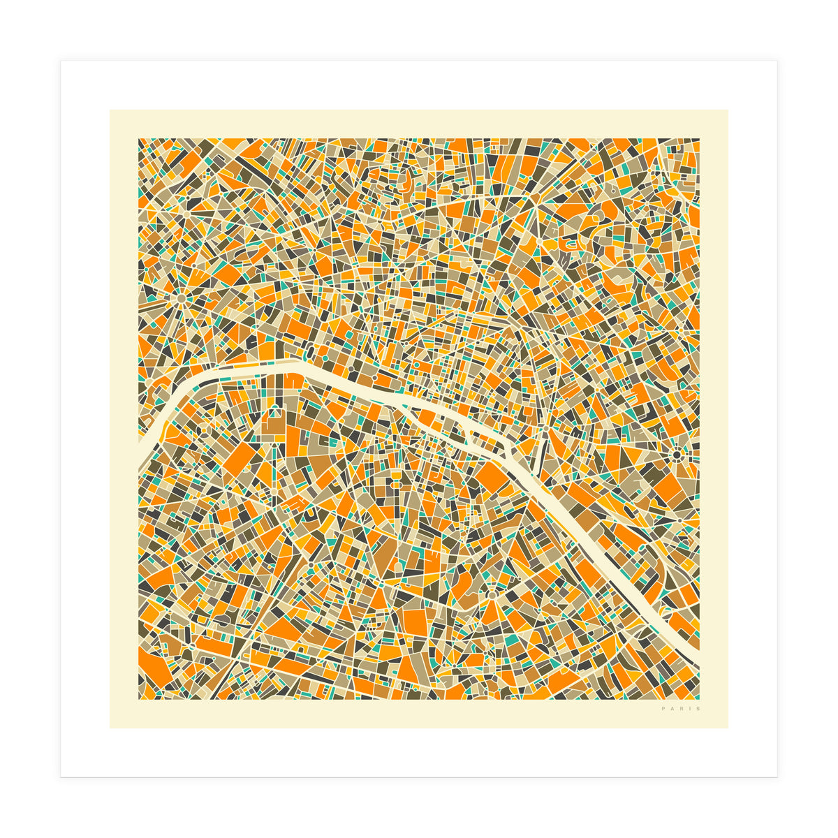 PARIS MAP (Print Only)