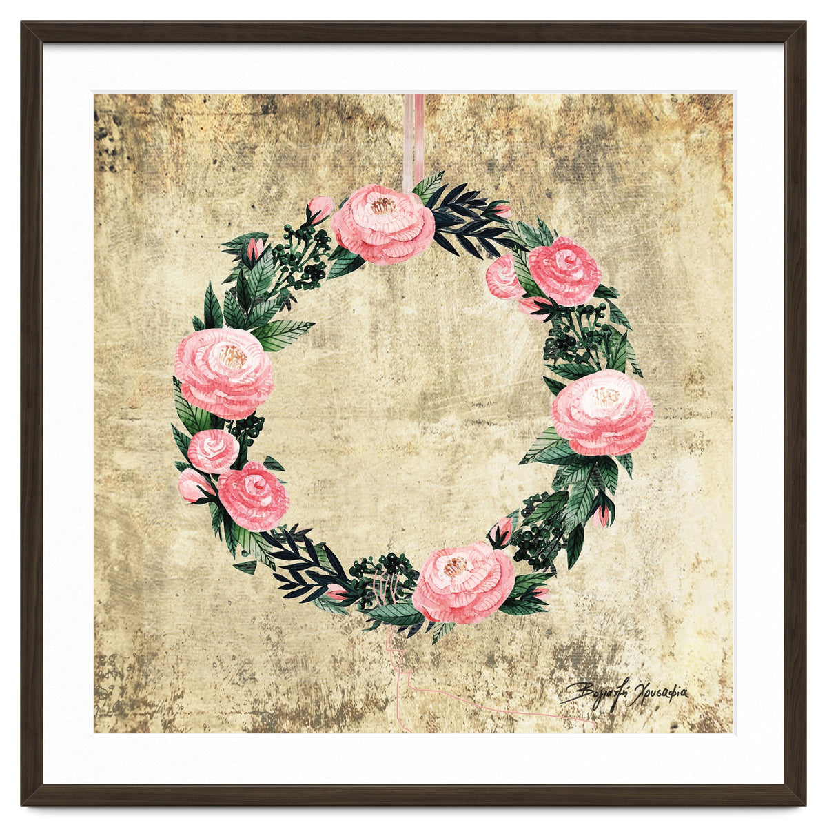 Wreath #Rose Flowers #Royal collection