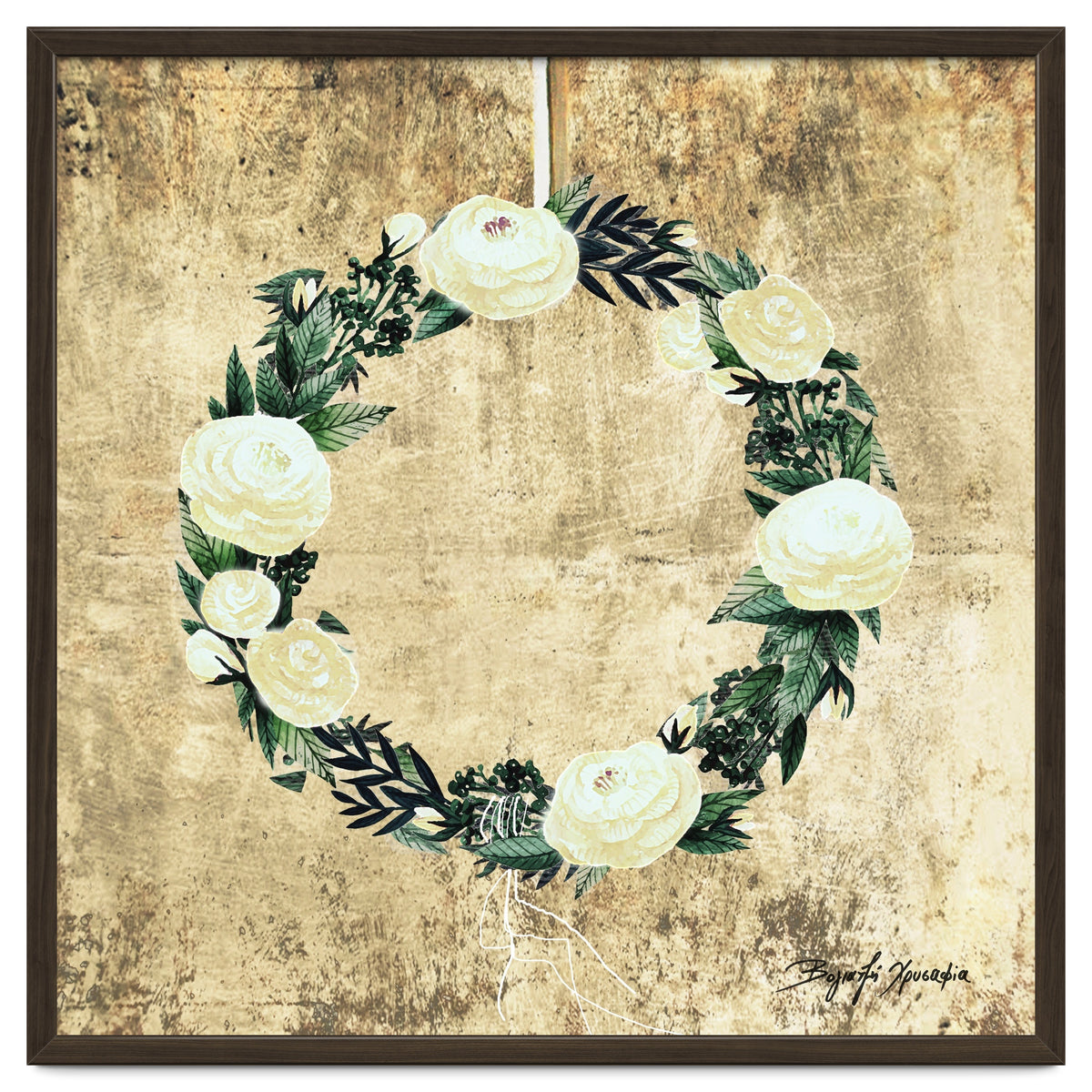 Wreath #White Flowers #Royal collection