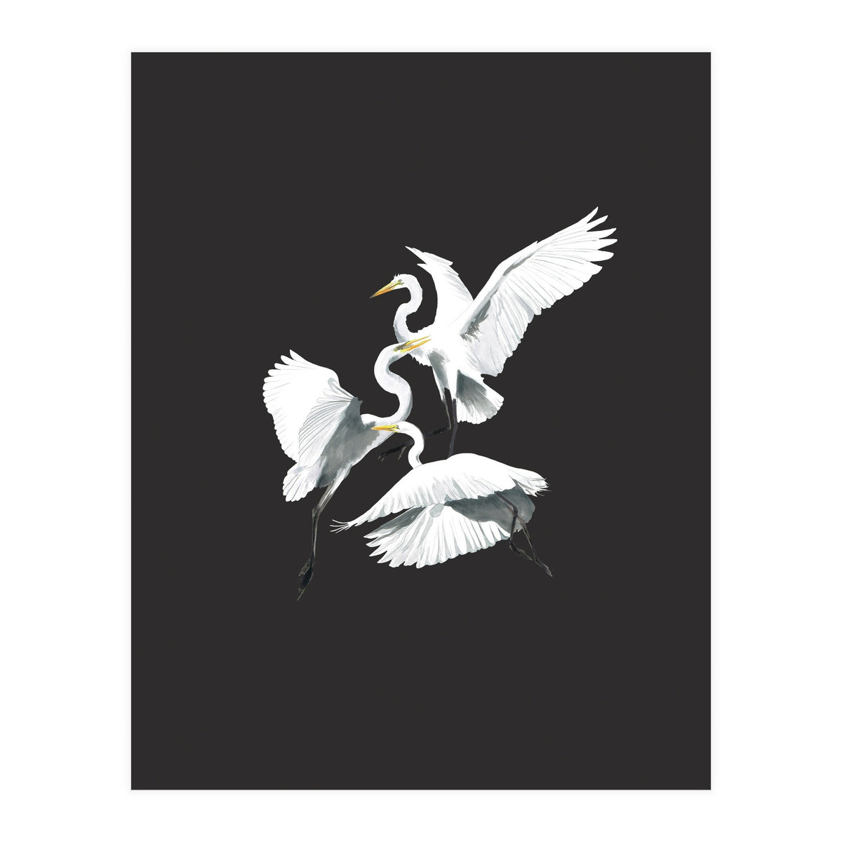 Three Heron Waltz (Print Only)