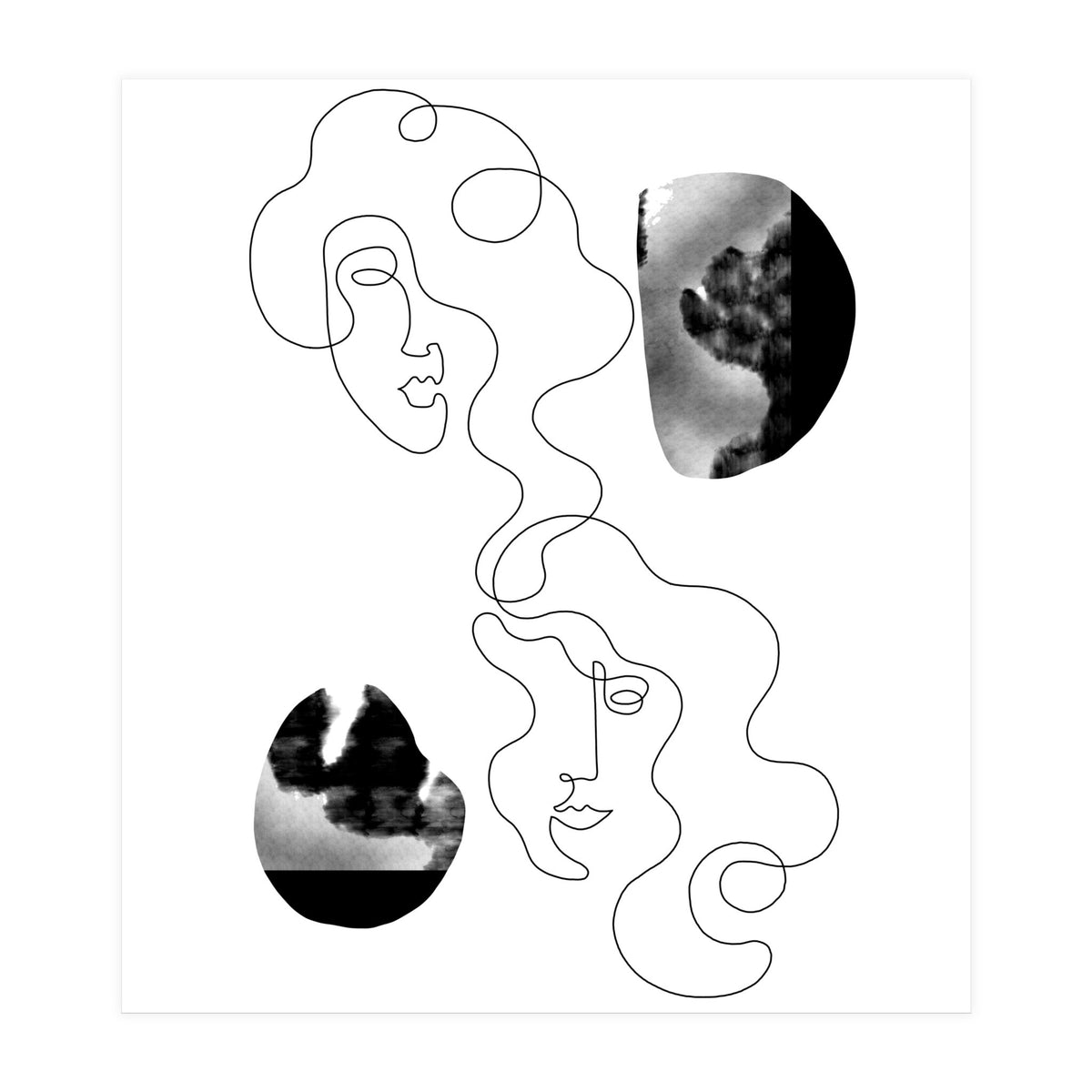 women and stones (Print Only)