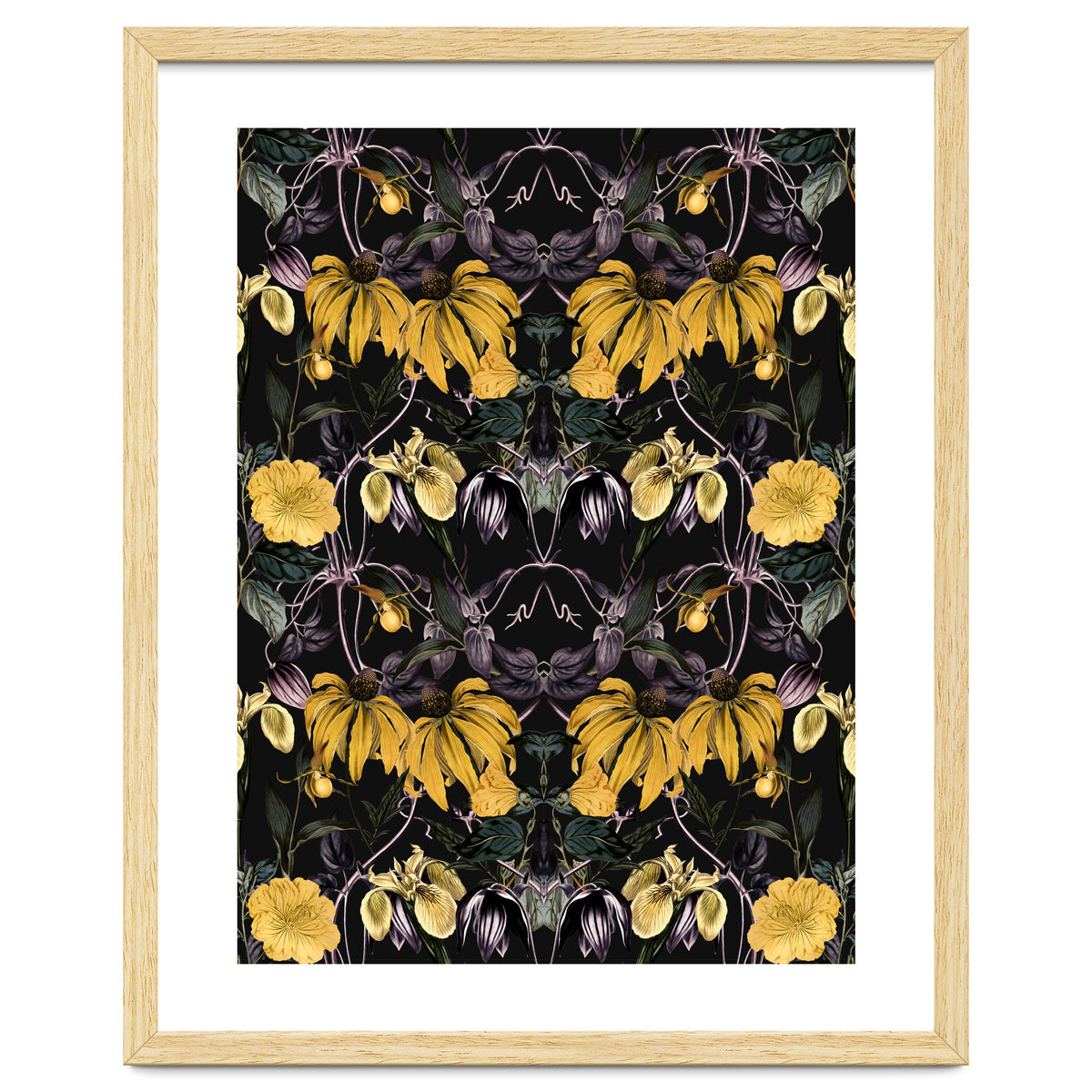 Nocturnal botanical garden kaleidoscope