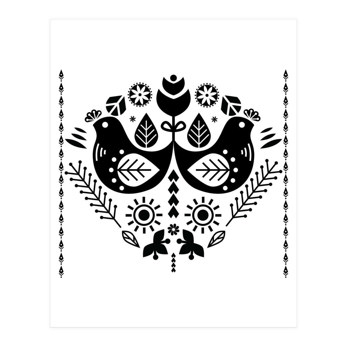 Scandi Folk Pattern (Print Only)