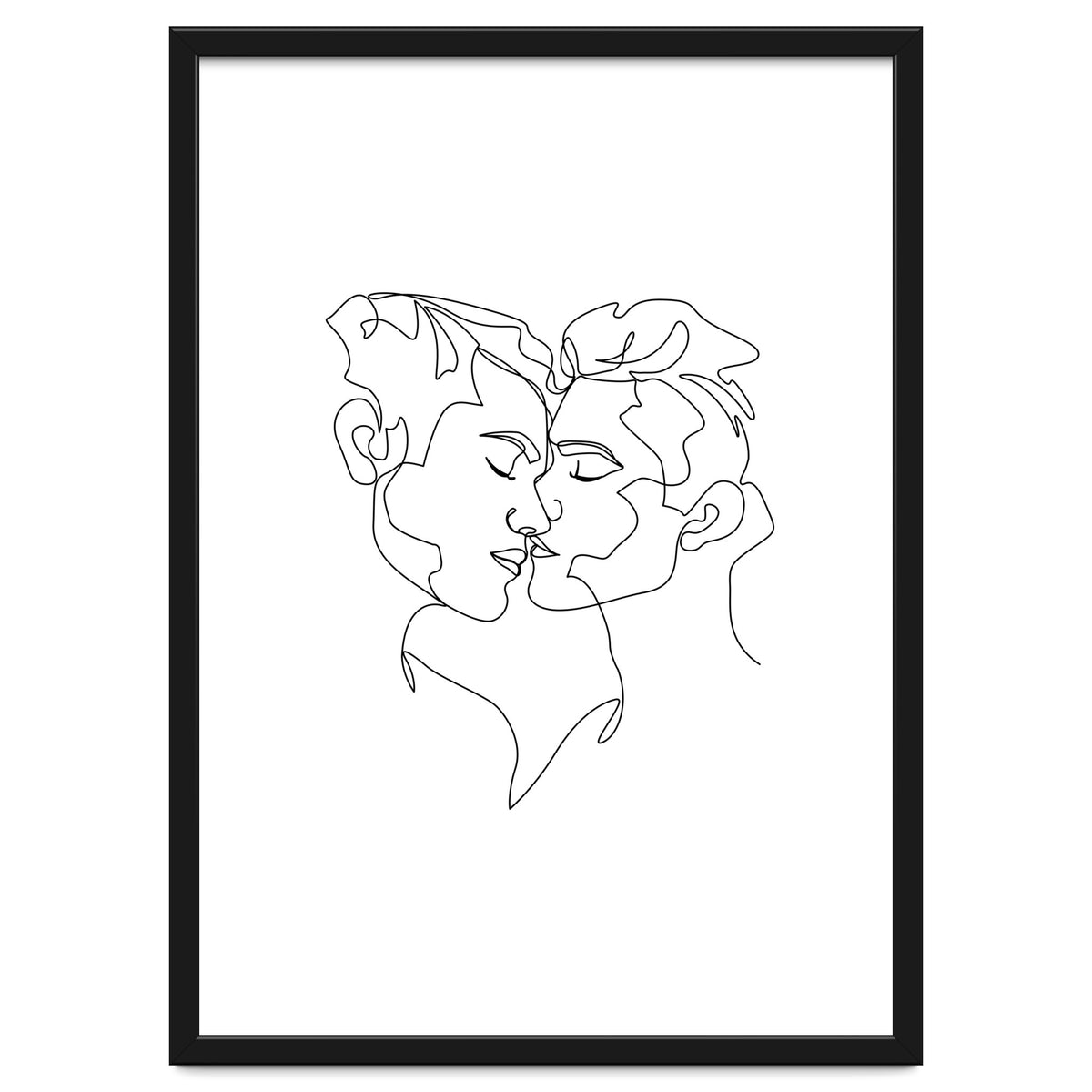 gay love line art