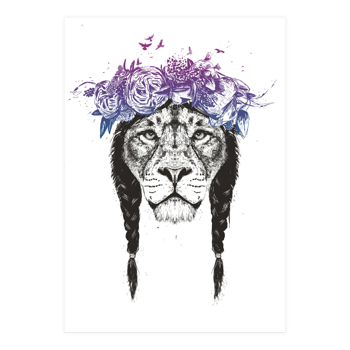 King Of Lion (Print Only)