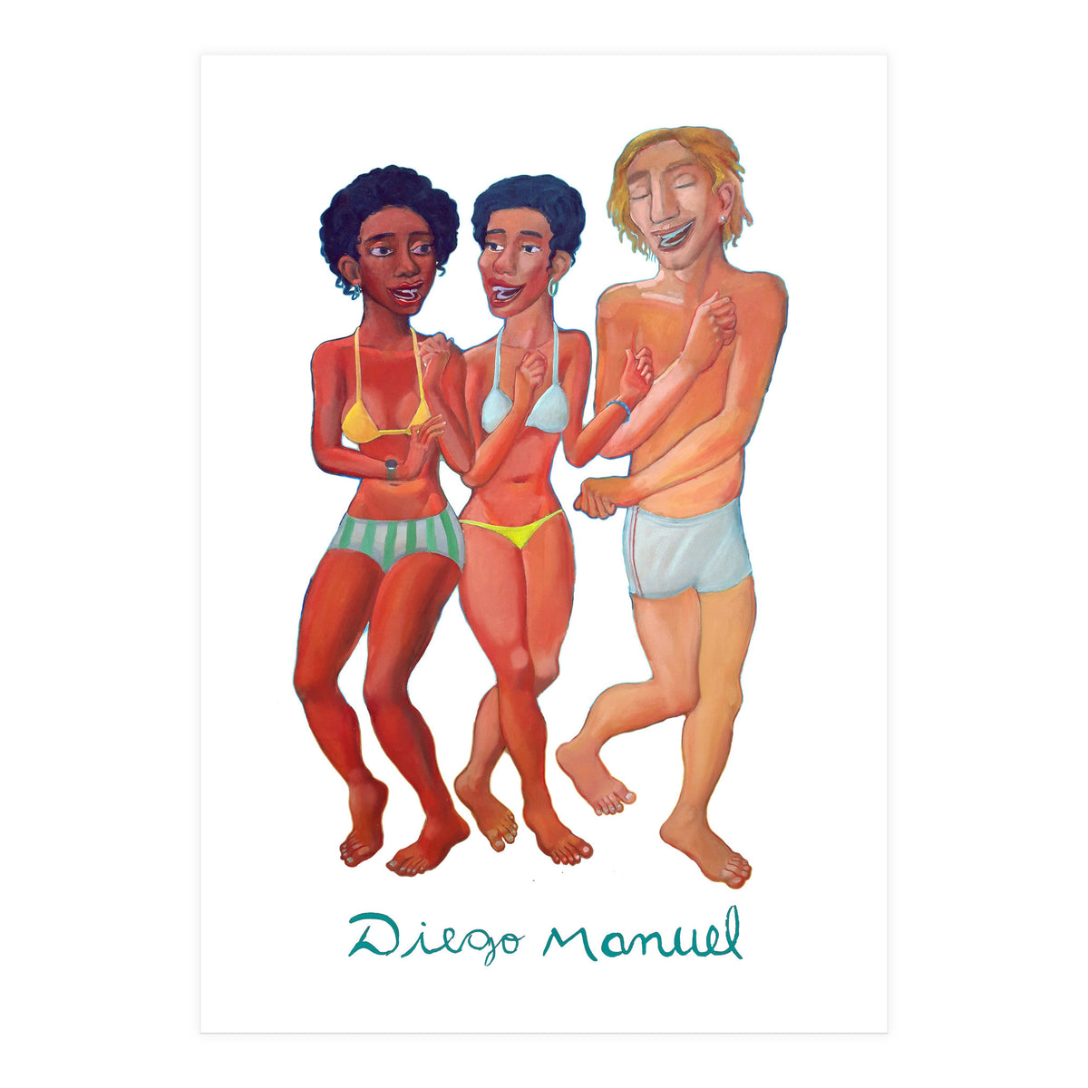 Bailando En La Playa 12 (Print Only)