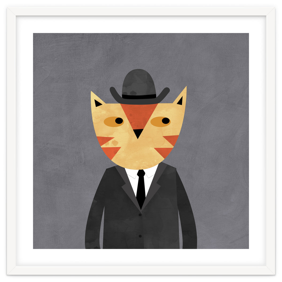 Ginger Cat in a Bowler Hat