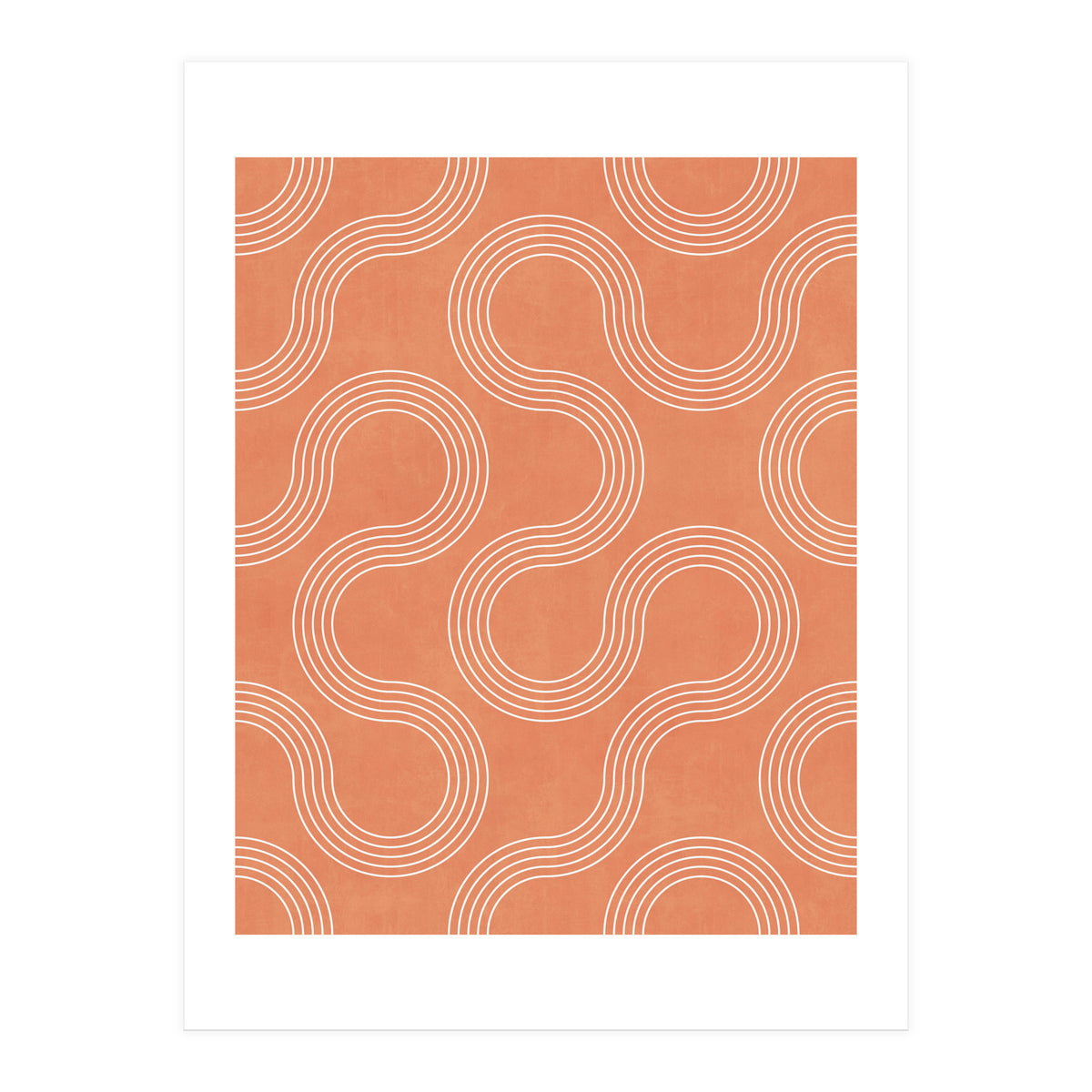 My Favorite Geometric Patterns No.32 - Coral (Print Only)