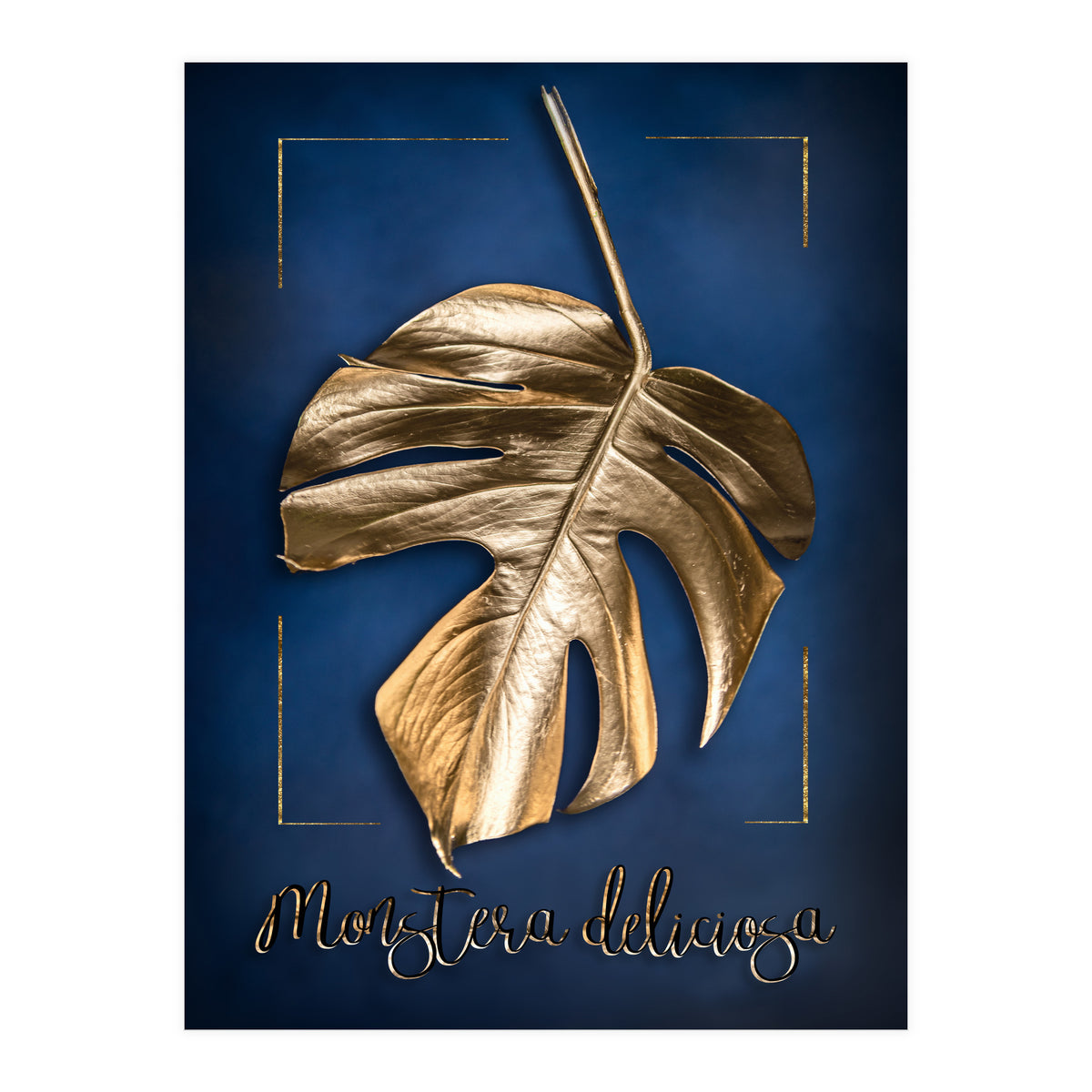 Golden Monstera (Print Only)