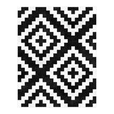 Urban Tribal Pattern No.17 - Aztec - Black and White Concrete (Print Only) thumbnail