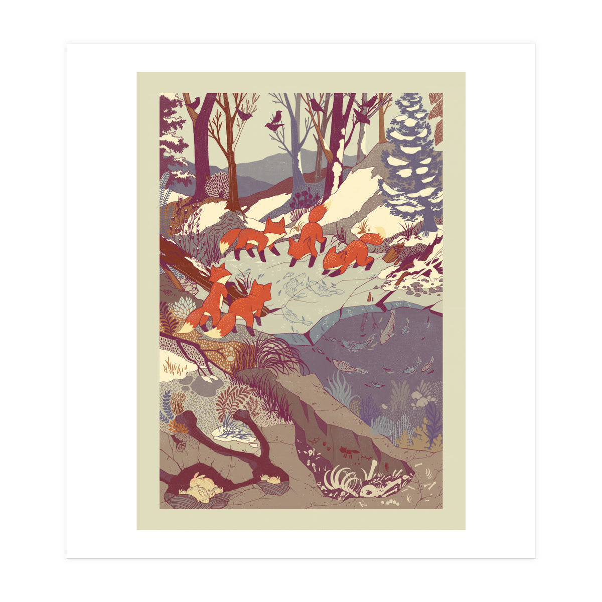 Fisher Fox (Print Only)