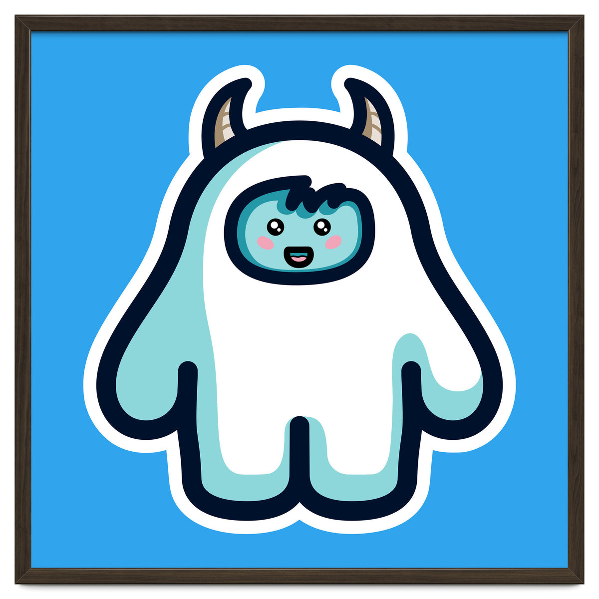 Kawaii Cute Abominable Snowman Yeti