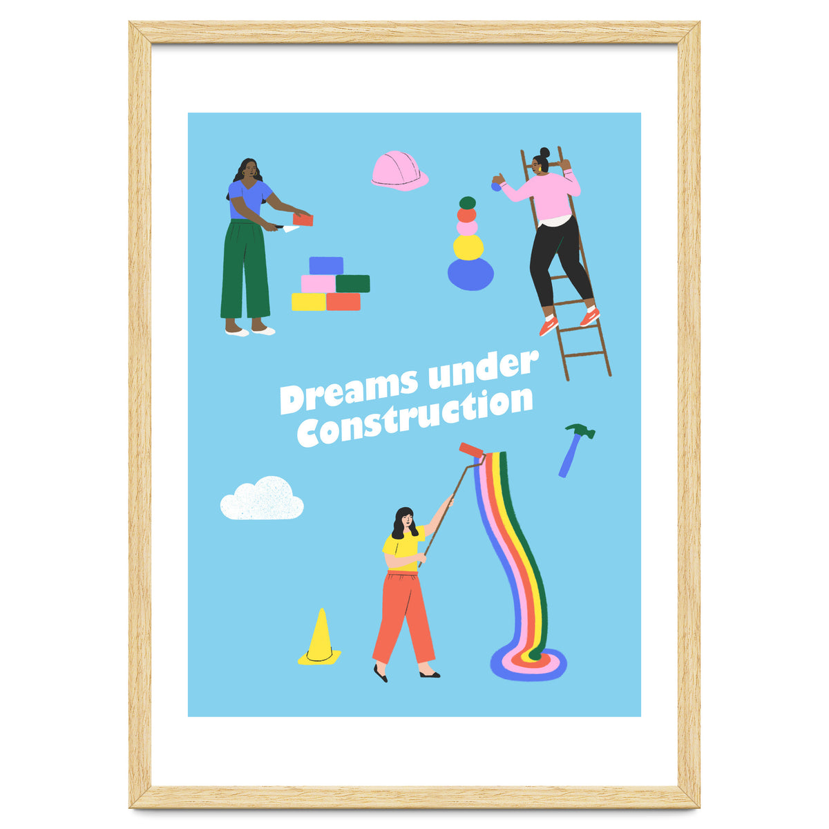 Dreams Under Construction Blue