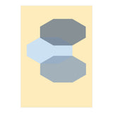 Blue shapes abstract (Print Only) thumbnail
