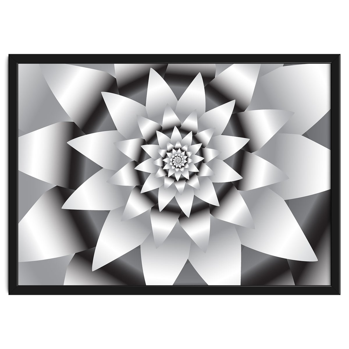 Abstract Modern Flower Design Art