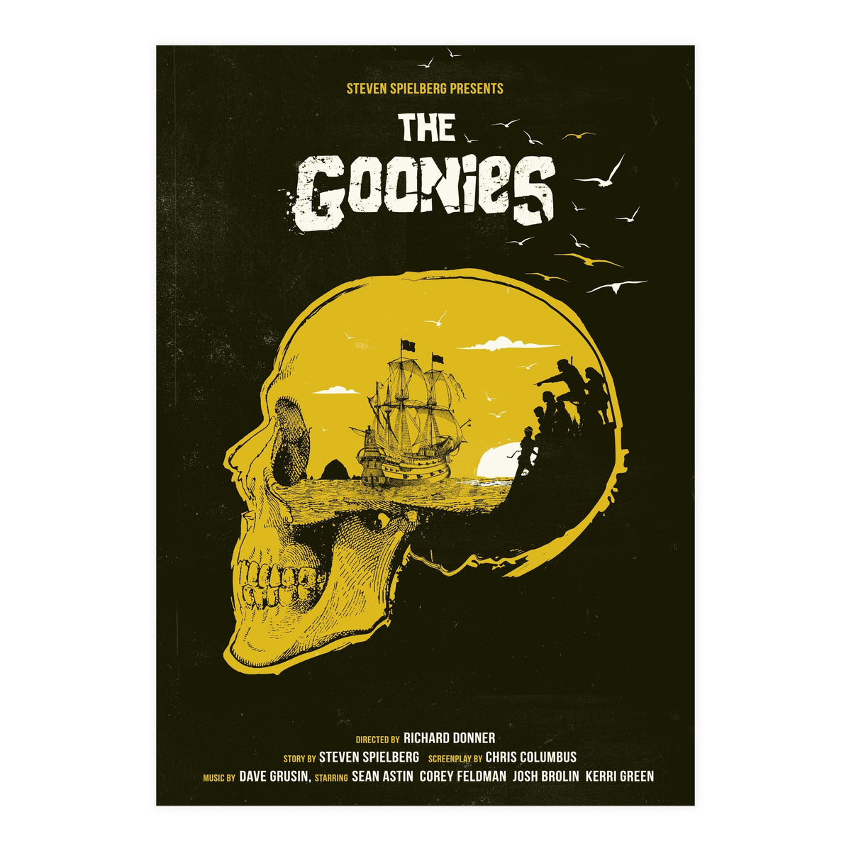 The Goonies movie poster (Print Only)