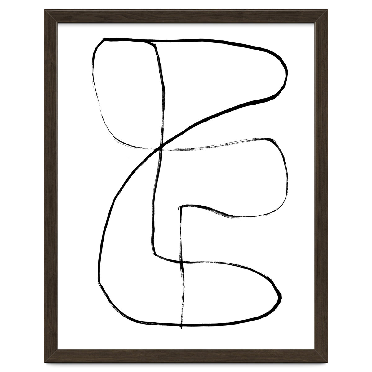 Mid-Century Line Art Print #1