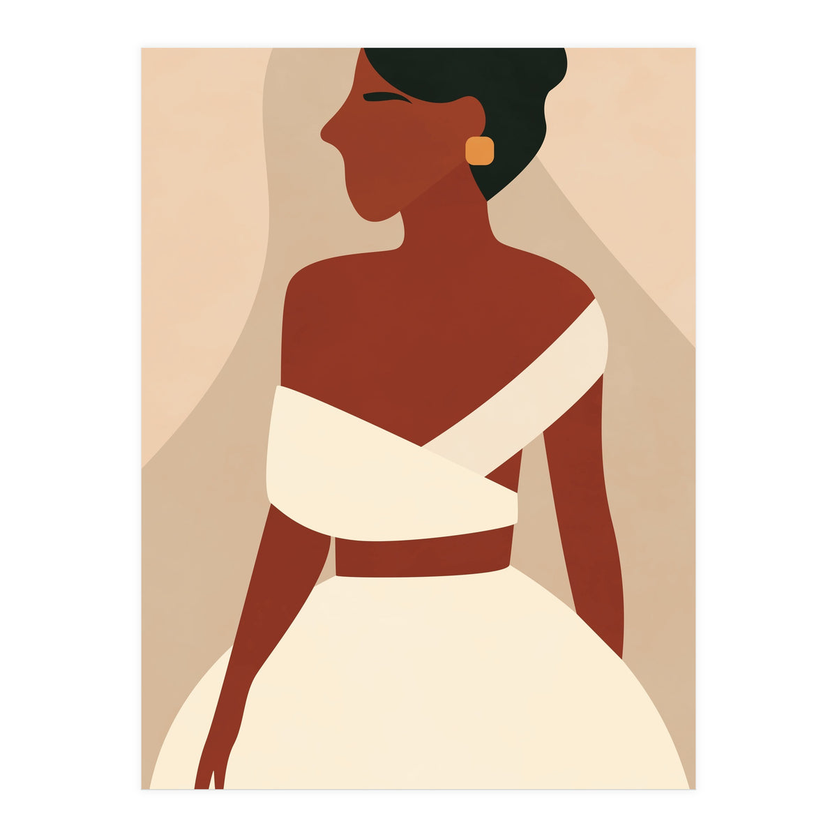 Woman in Dress (Print Only)