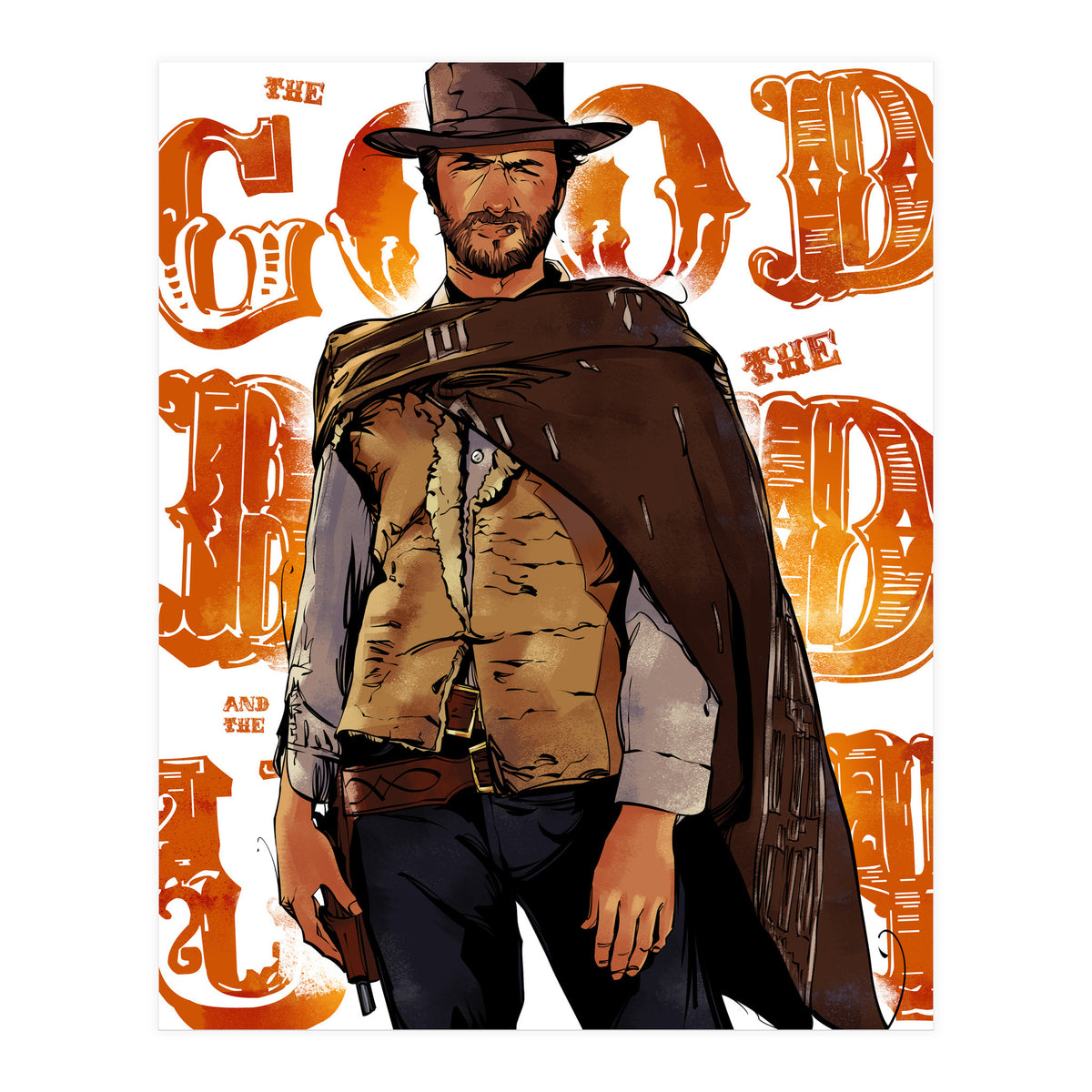 Clint Eastwood (Print Only)