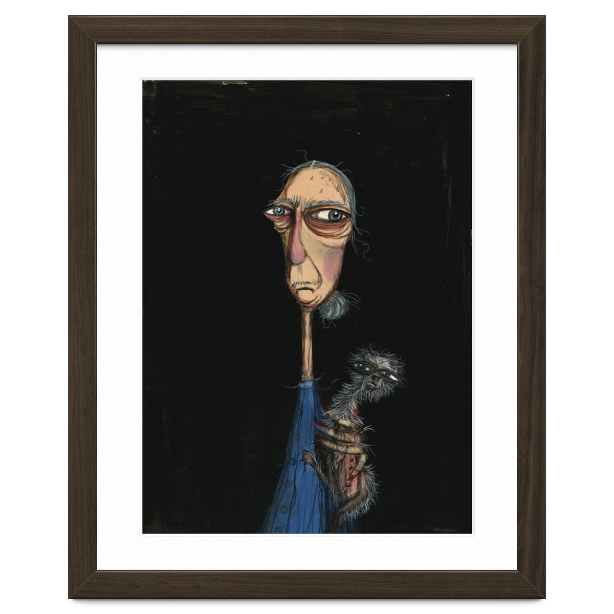 Woman Holding A Chihuahua