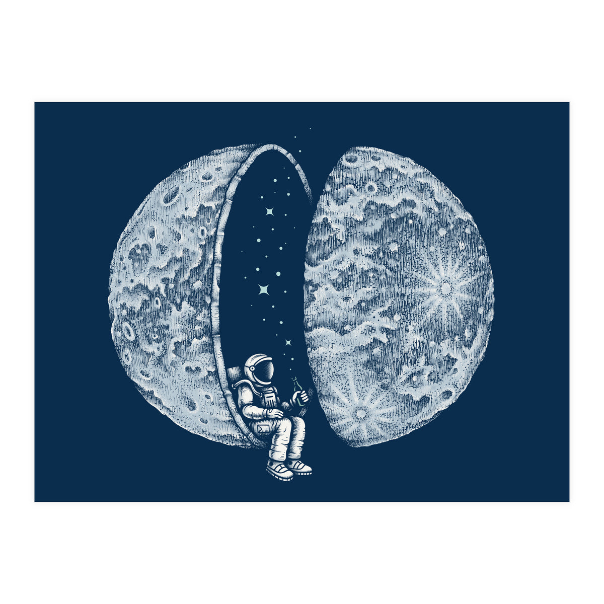 Chilling in Space (Print Only)