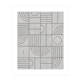 My Favorite Geometric Patterns No.21 - Grey (Print Only) thumbnail
