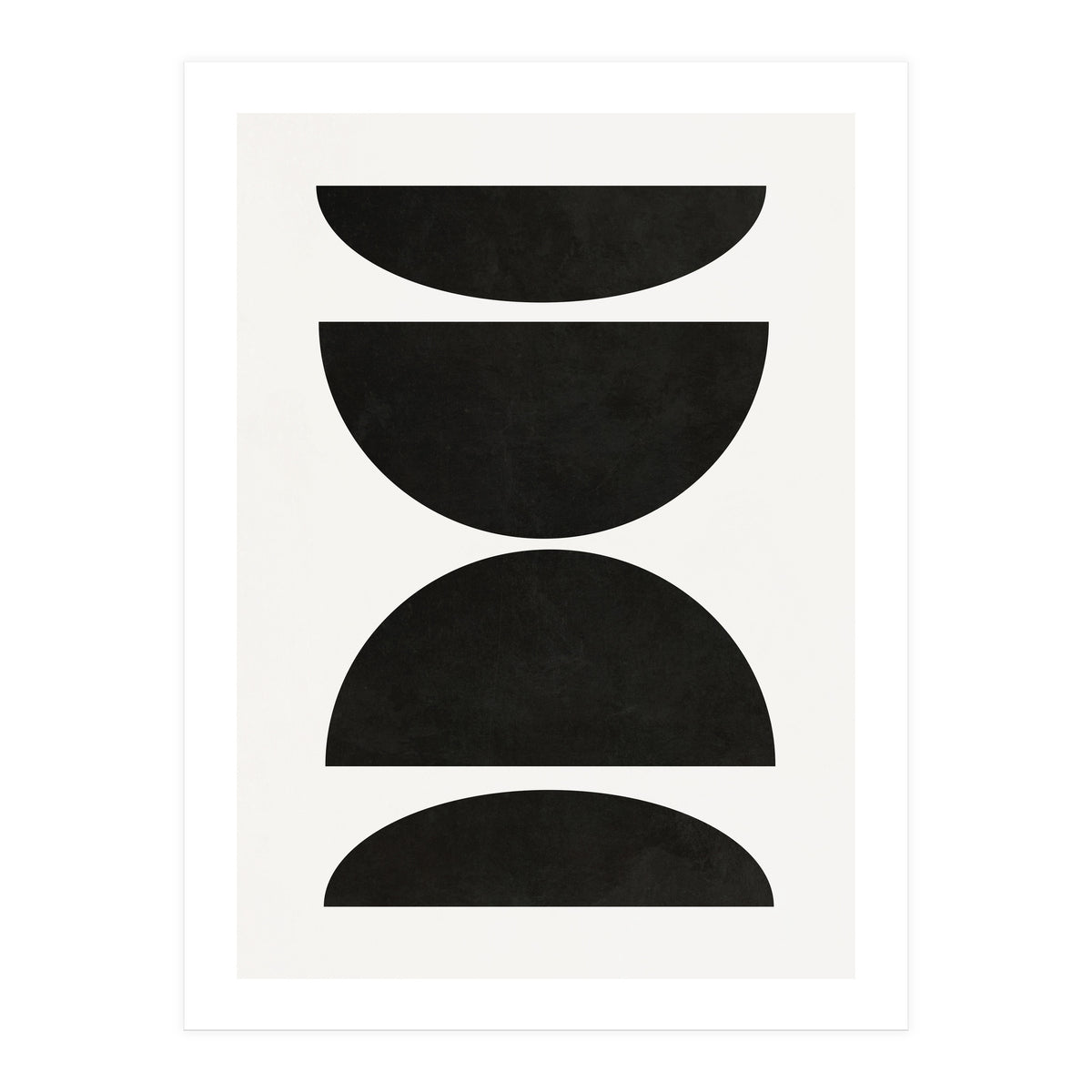 ABSTRACT AND GEOMETRIC SHAPES 03BW (Print Only)