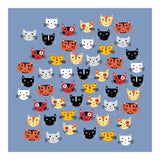 Multiple Cats (Print Only) thumbnail