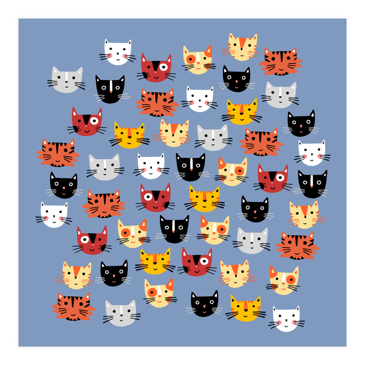 Multiple Cats (Print Only)