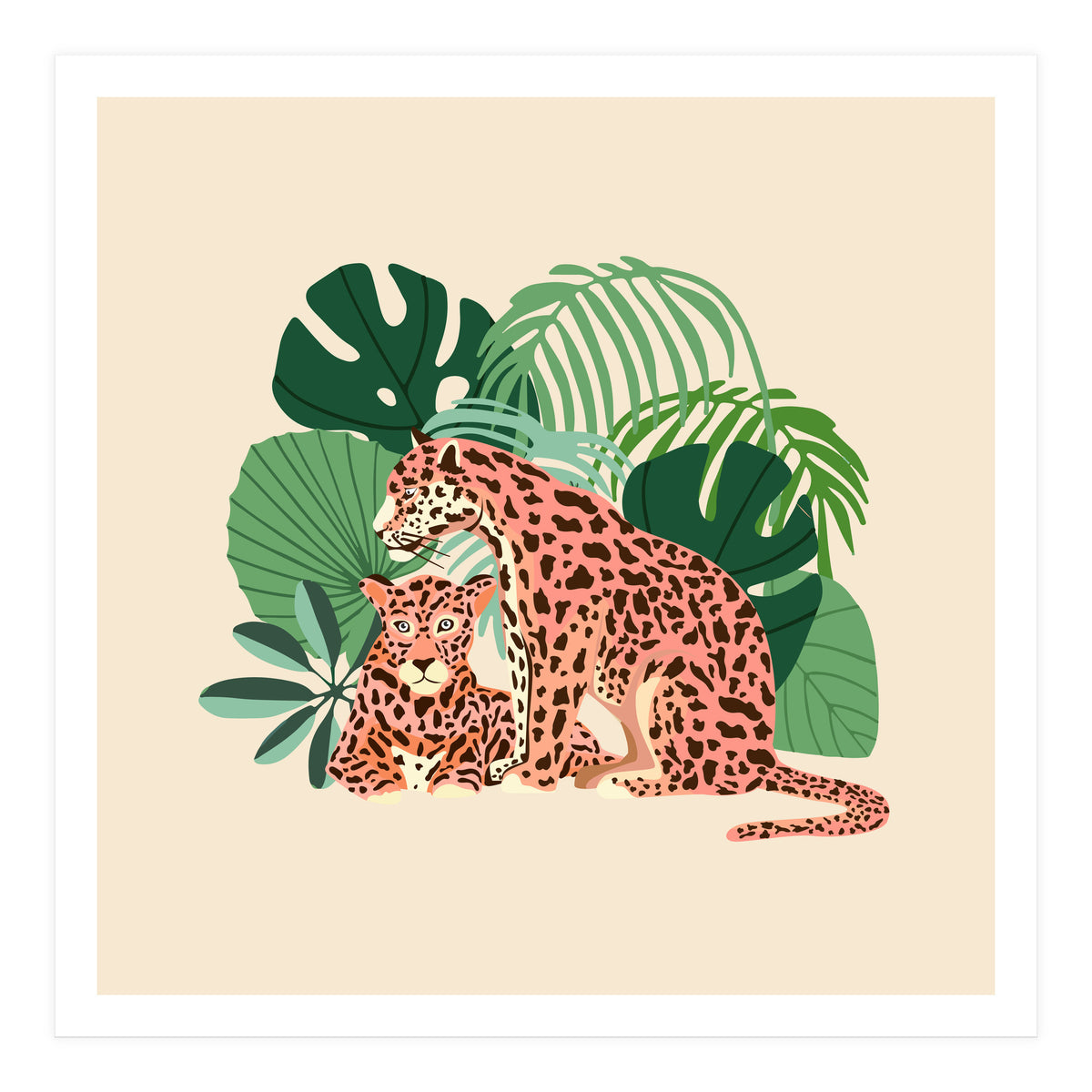 Blush Jaguars (Print Only)